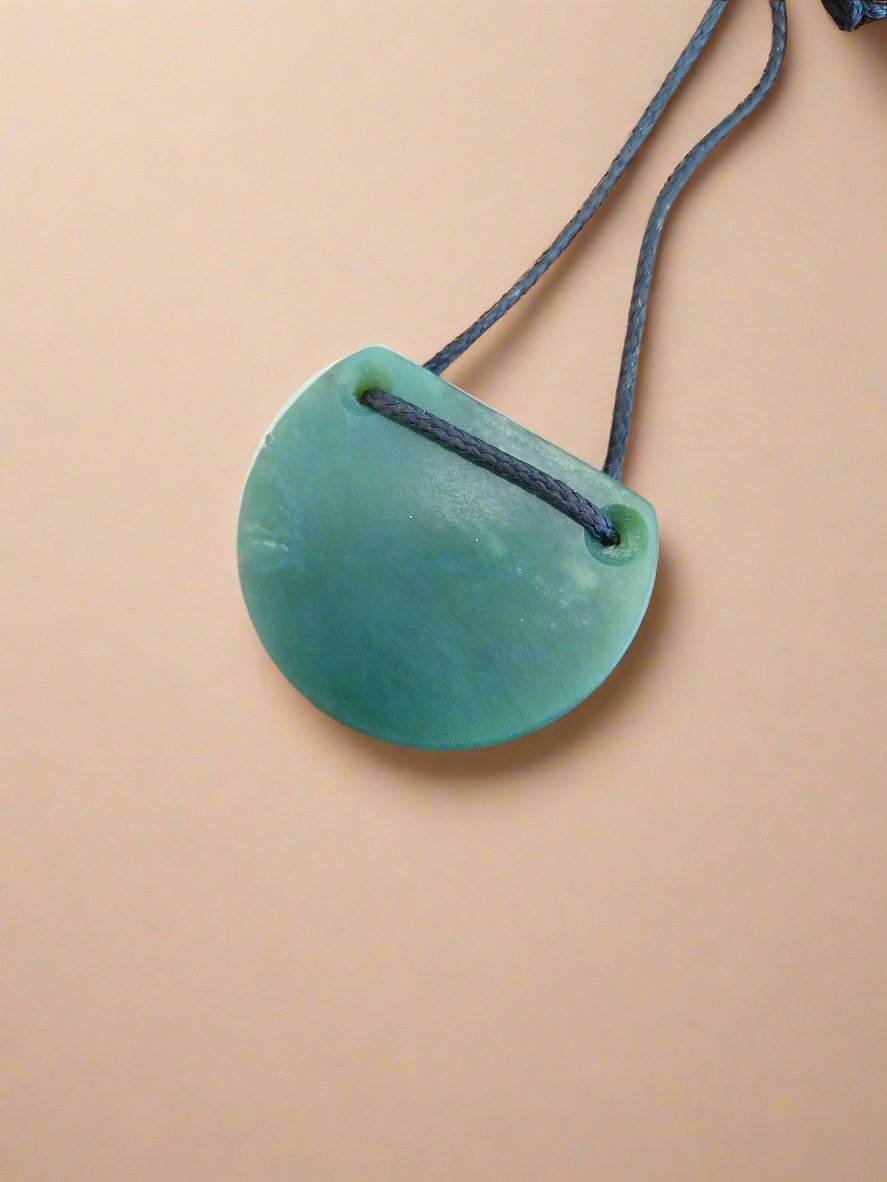 Kopae (Half Disc) Pounamu Pendant - 2