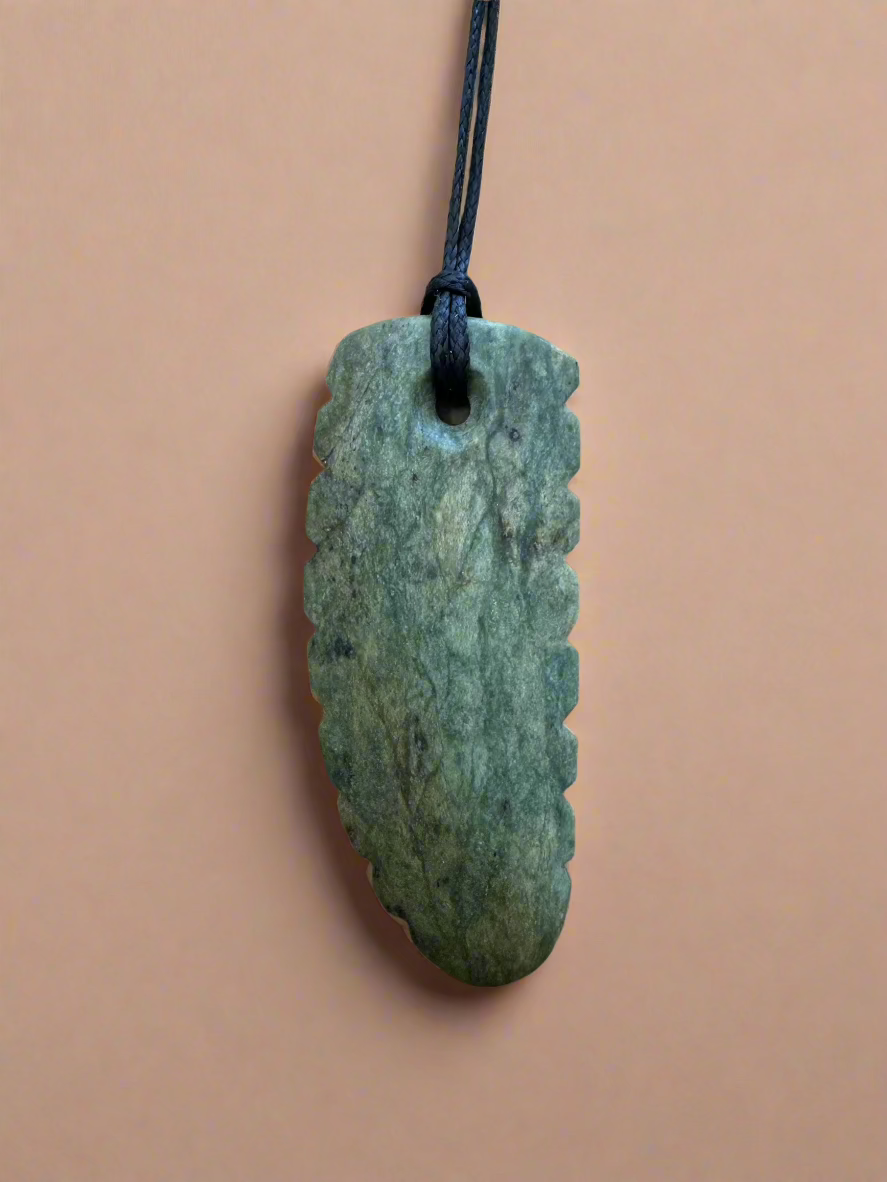 Niho (Notched) Pounamu Pendant - 2