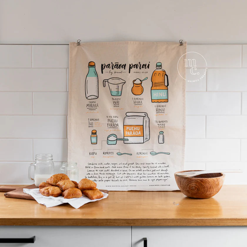 
                  
                    Parāoa Parai Tea Towel - Maimoa Creative
                  
                