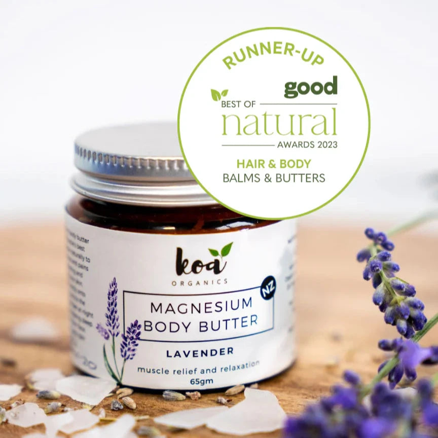 Magnesium Body Butter w/ Lavender 65g - Koa Organics