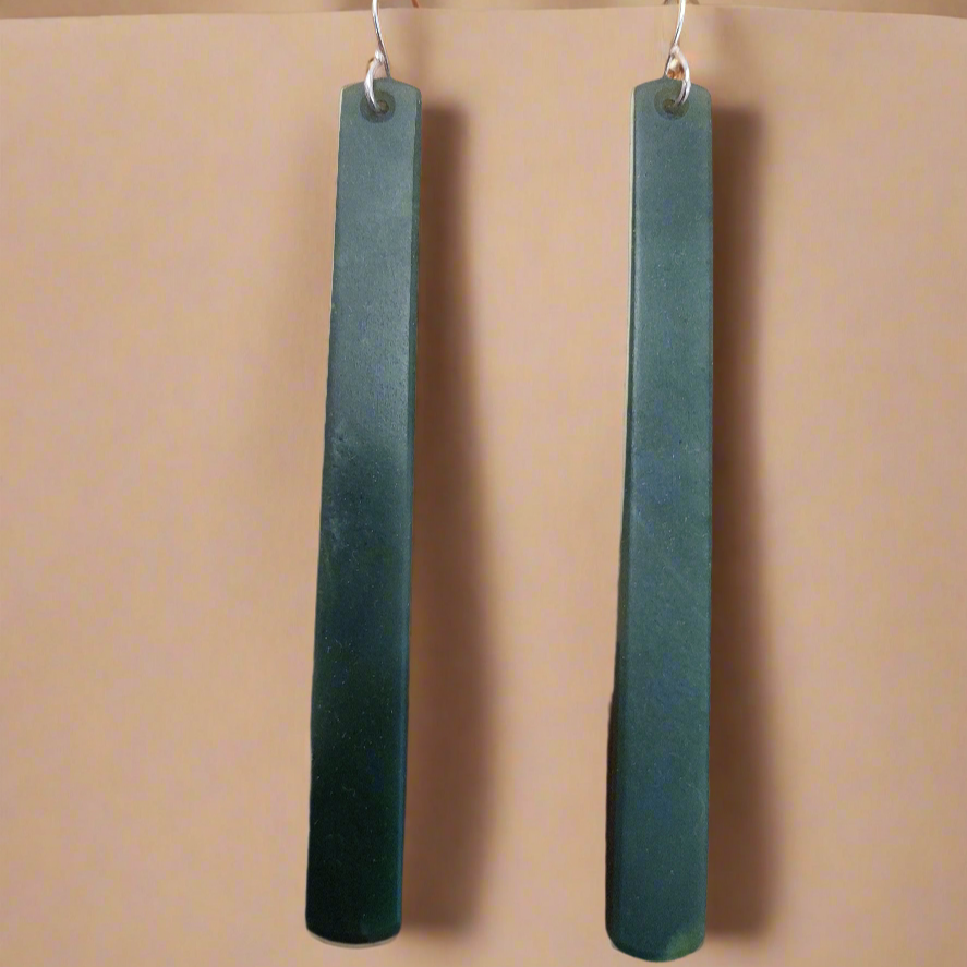 Whakakai Pounamu (Drop Earrings) - 17