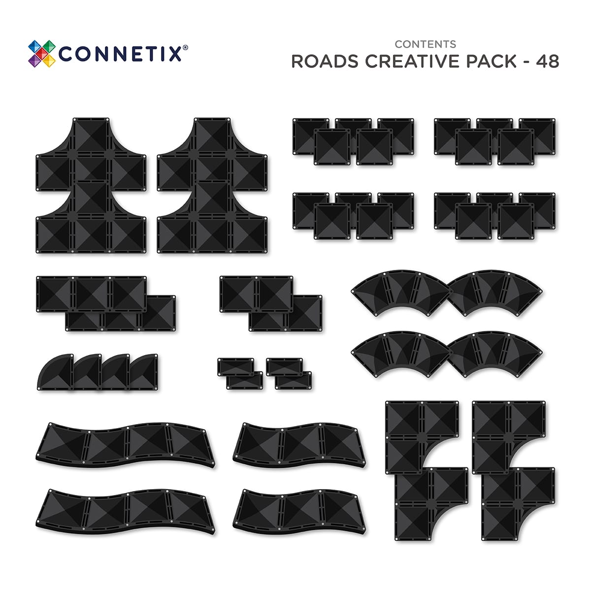 
                  
                    Creative Roads 48pc Pack - CONNETIX
                  
                