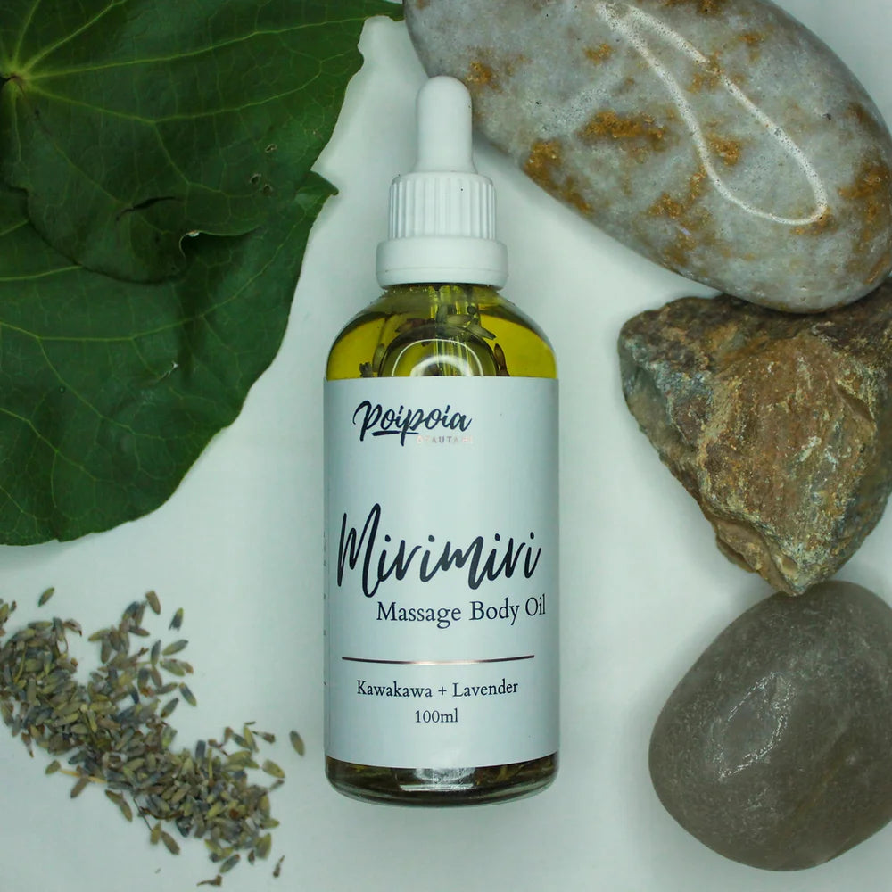 Mirimiri Massage Body Oil - Poipoia Otautahi