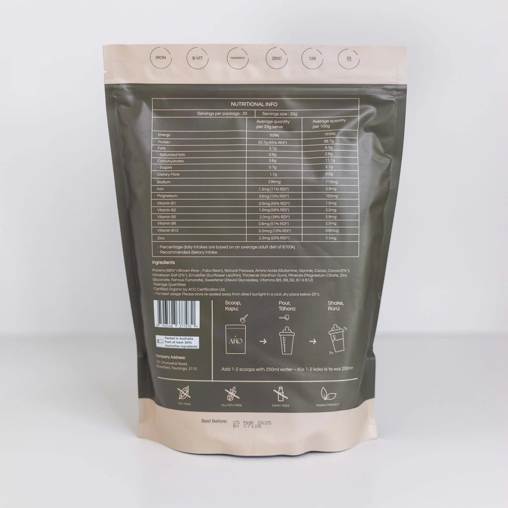 
                  
                    Salted Chocolate Protein 1kg - ARO Supplements
                  
                