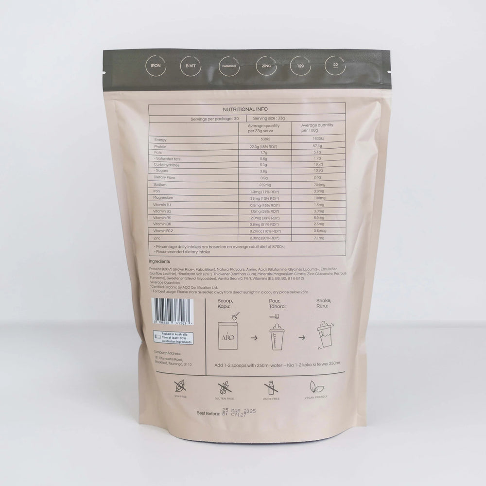 
                  
                    Salted Vanilla Protein 1kg - ARO Supplements
                  
                