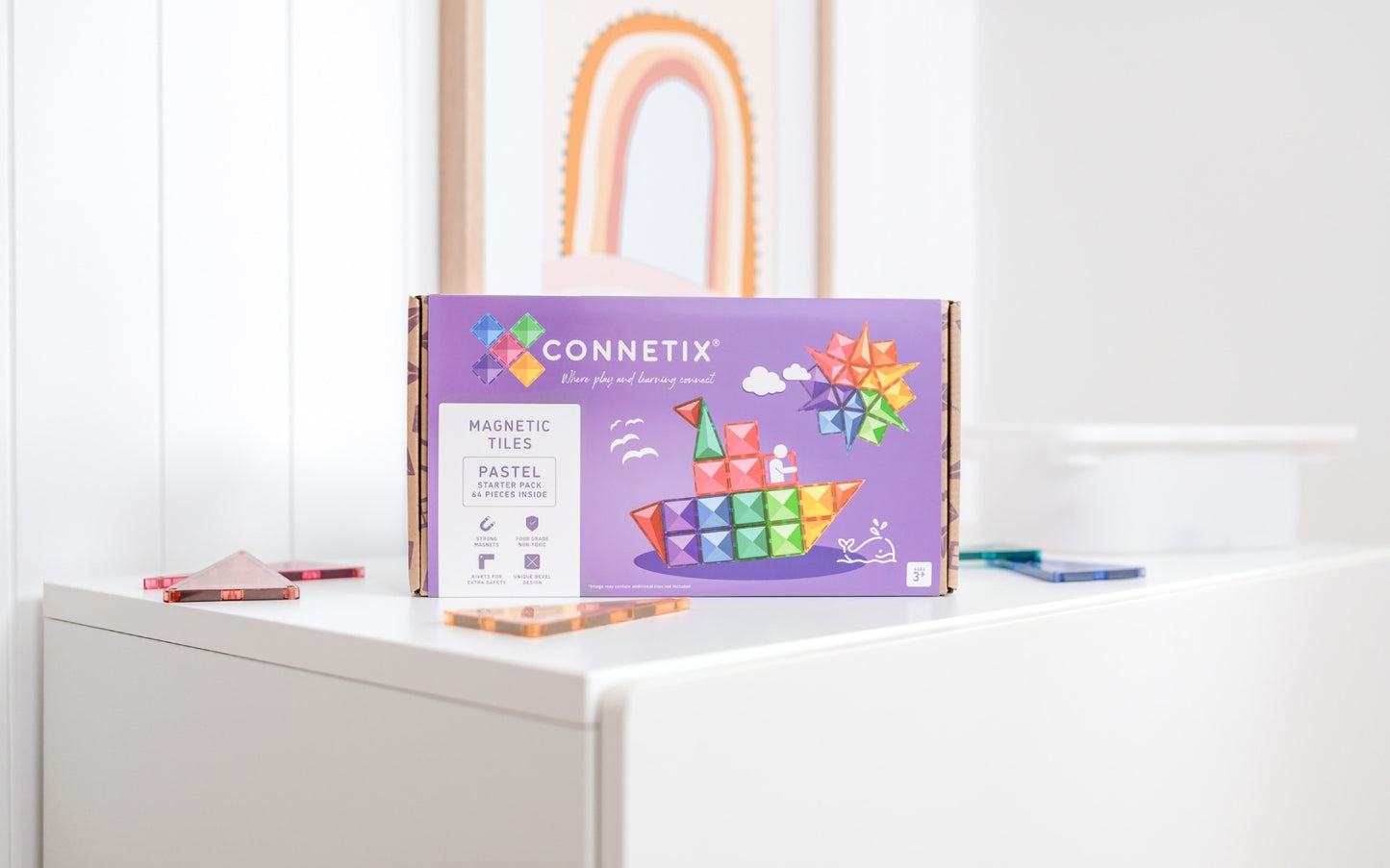 
                  
                    Pastel Starter 64pc Pack - CONNETIX
                  
                