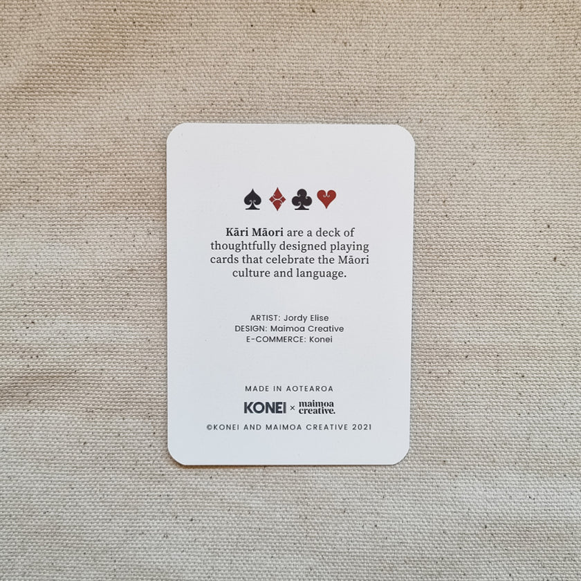 
                  
                    Kāri Māori (Māori Playing Cards) - Konei x Maimoa Creative
                  
                